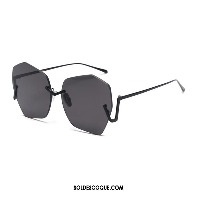 Lunettes De Soleil Homme Anti-uv Rouge Irrégulier Bleu Célébrité Pas Cher