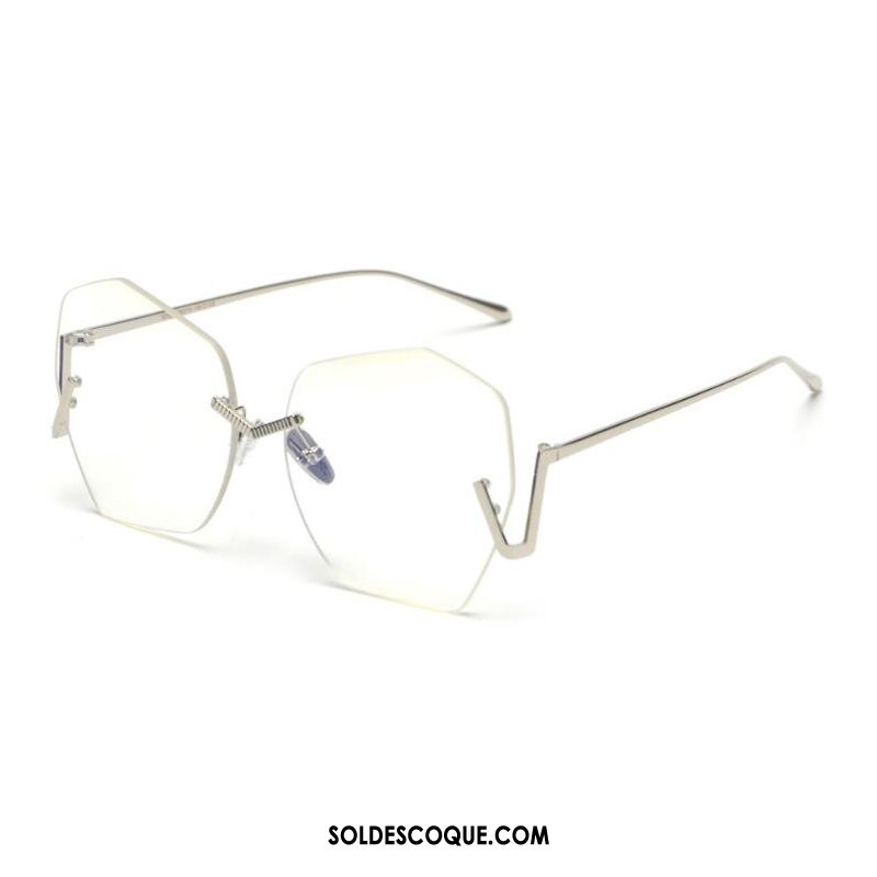 Lunettes De Soleil Homme Anti-uv Rouge Irrégulier Bleu Célébrité Pas Cher