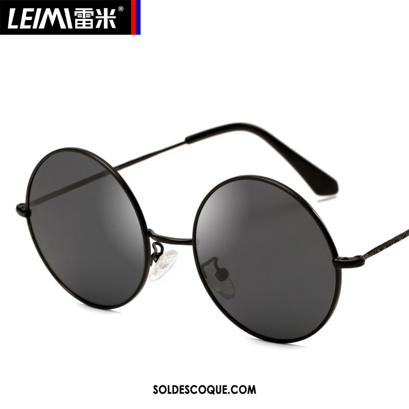 Lunettes De Soleil Homme Bleu Femme Le Nouveau Conduire Rond En Ligne