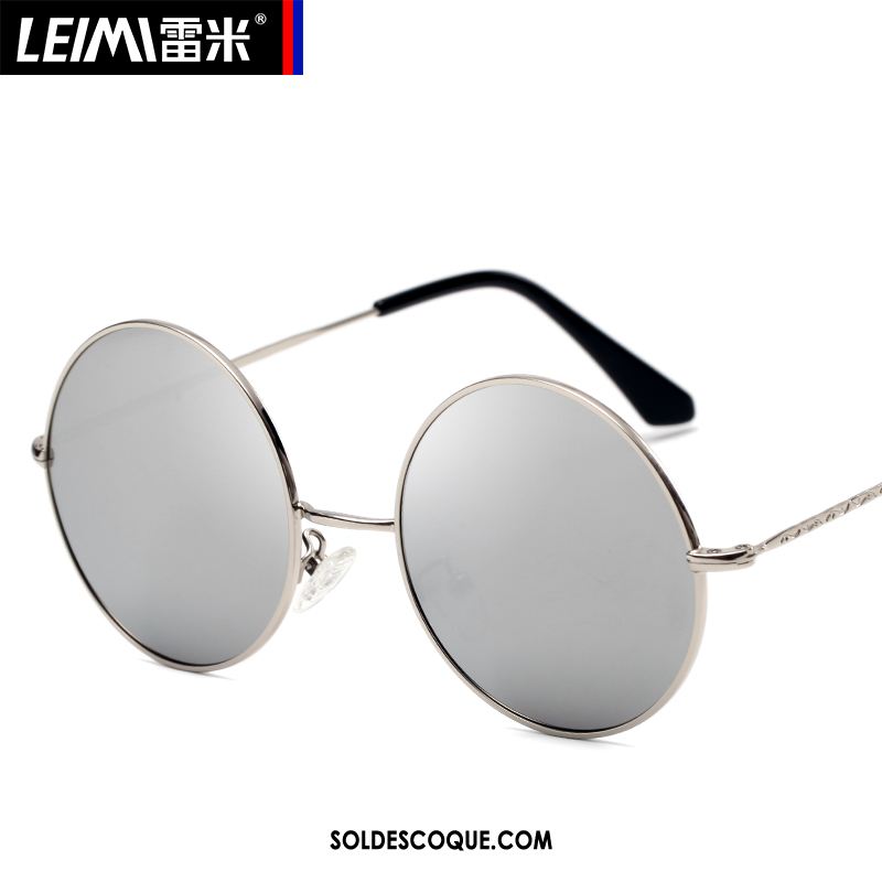 Lunettes De Soleil Homme Bleu Femme Le Nouveau Conduire Rond En Ligne