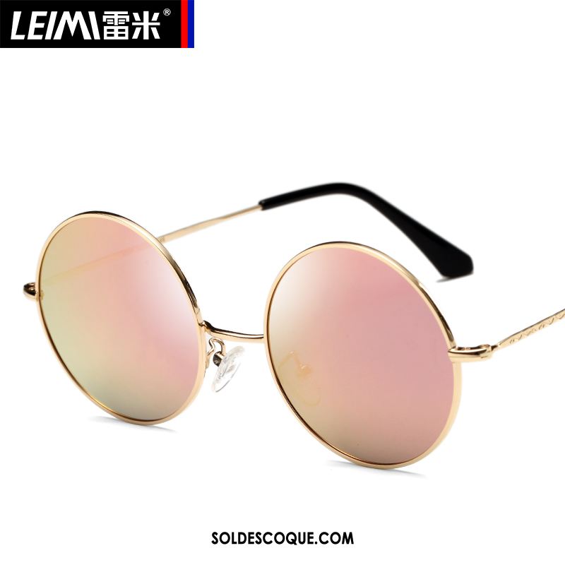 Lunettes De Soleil Homme Bleu Femme Le Nouveau Conduire Rond En Ligne