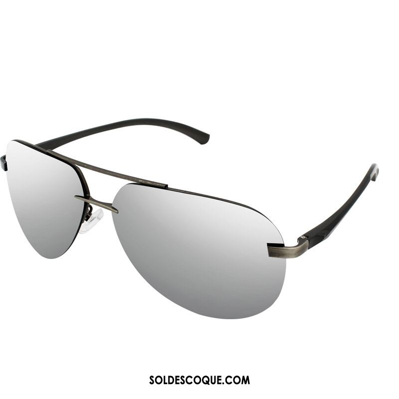 Lunettes De Soleil Homme Bleu Polarisant Mode Aviateur Conduire Soldes