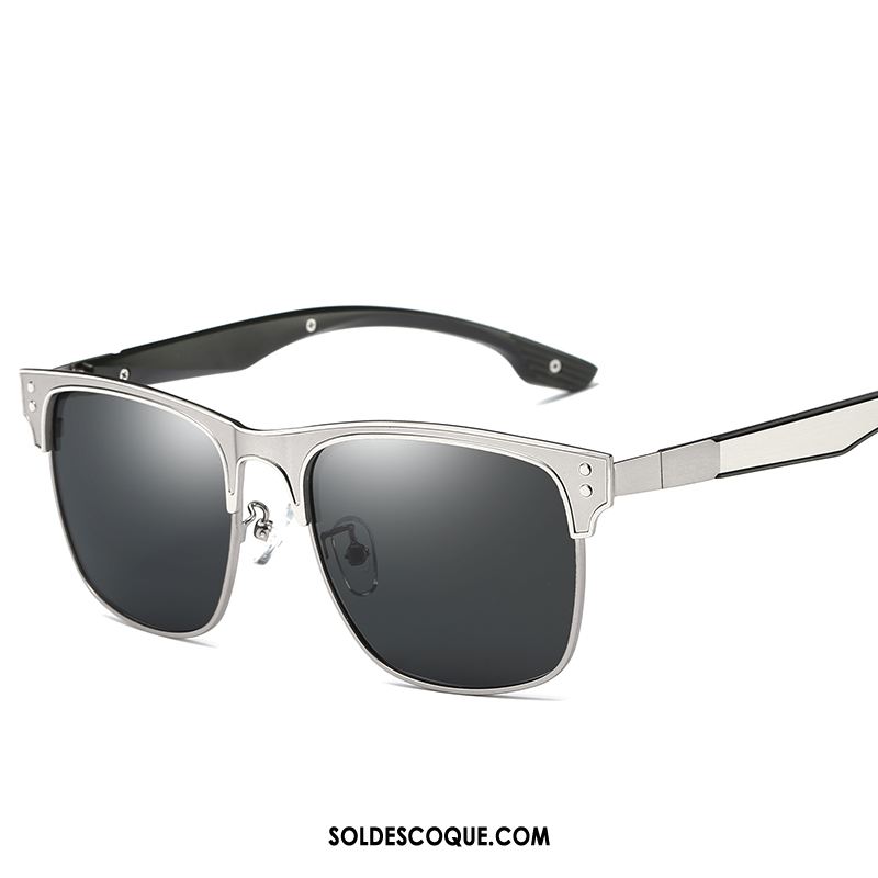 Lunettes De Soleil Homme Conduire All-match Mode Personnalité Bleu Pas Cher