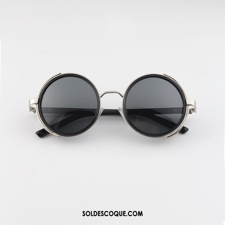 Lunettes De Soleil Homme Femme Célébrité Rétro Rond Tendance Soldes