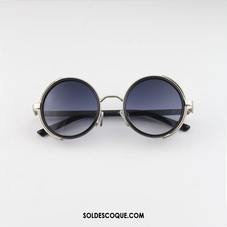 Lunettes De Soleil Homme Femme Célébrité Rétro Rond Tendance Soldes