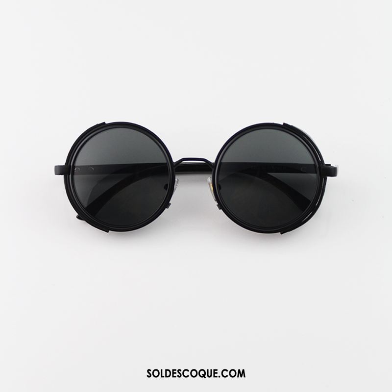 Lunettes De Soleil Homme Femme Célébrité Rétro Rond Tendance Soldes