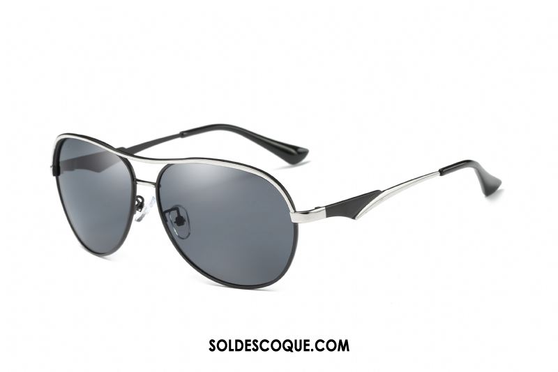 Lunettes De Soleil Homme Femme Noir Conduire Aviateur Personnalité Pas Cher