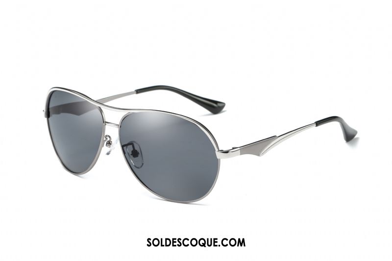 Lunettes De Soleil Homme Femme Noir Conduire Aviateur Personnalité Pas Cher