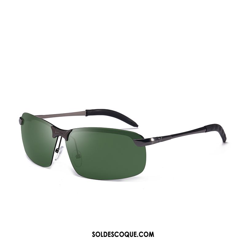 Lunettes De Soleil Homme Le Nouveau Couleur Mode Vert Balade En Vente