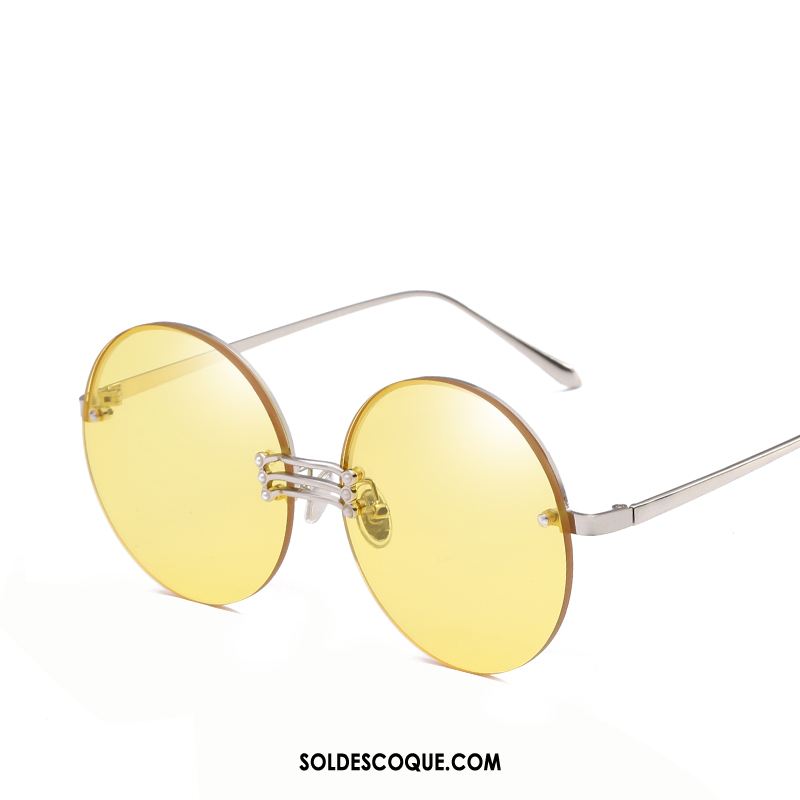 Lunettes De Soleil Homme Le Nouveau Rétro Tendance Métal Femme Soldes