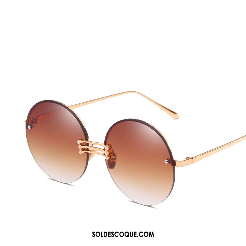 Lunettes De Soleil Homme Le Nouveau Rétro Tendance Métal Femme Soldes