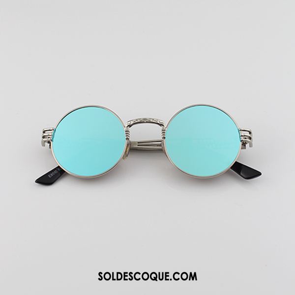 Lunettes De Soleil Homme Myopie Personnalité Vert Métal Rétro Pas Cher