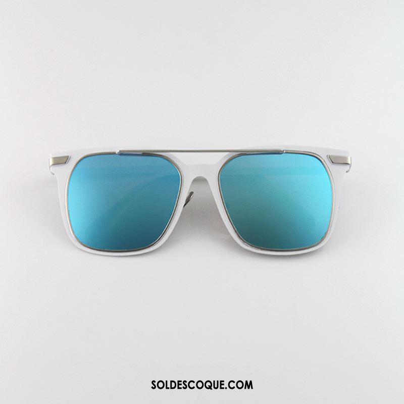 Lunettes De Soleil Homme Métal Carré Myopie Bleu En Vente