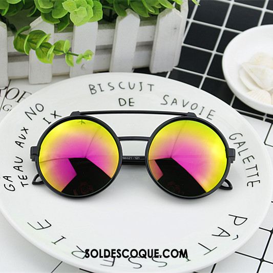 Lunettes De Soleil Homme Noir Le Nouveau Anti-uv Tendance Femme Pas Cher