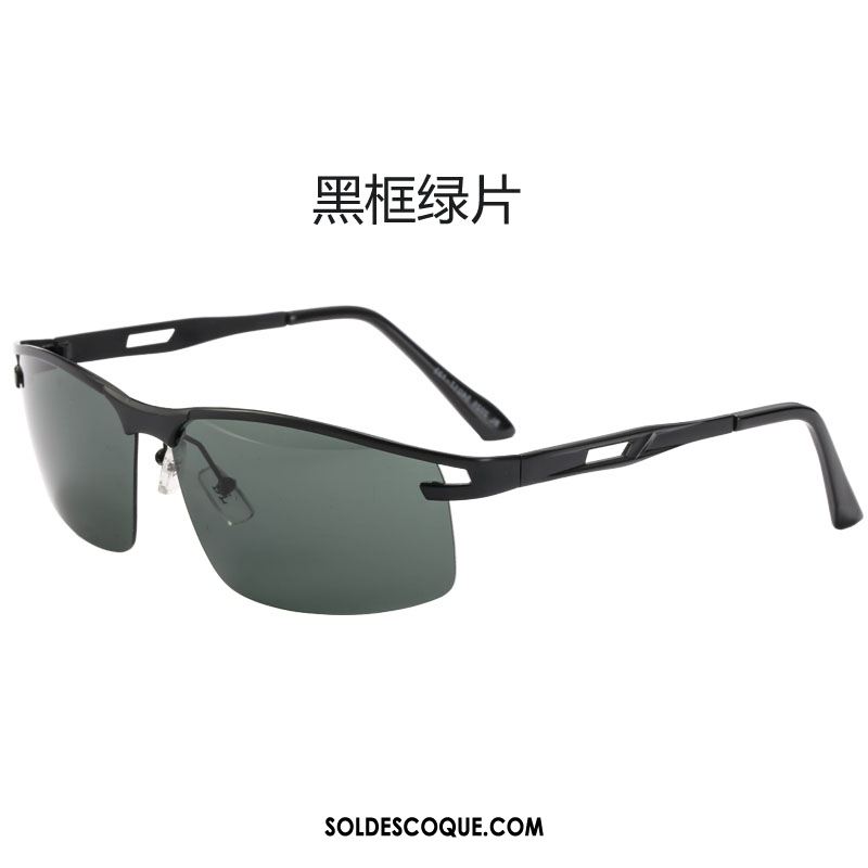 Lunettes De Soleil Homme Personnalité Rétro Conduire Chauffeur Confortable Pas Cher