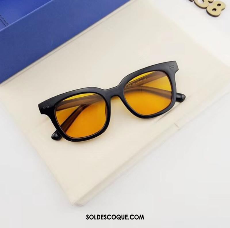 Lunettes De Soleil Homme Petit Tendance Le Nouveau Jaune Étudiant En Vente