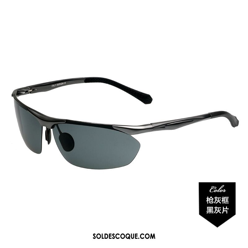 Lunettes De Soleil Homme Tendance Noir Polarisant Conduire Chauffeur Soldes