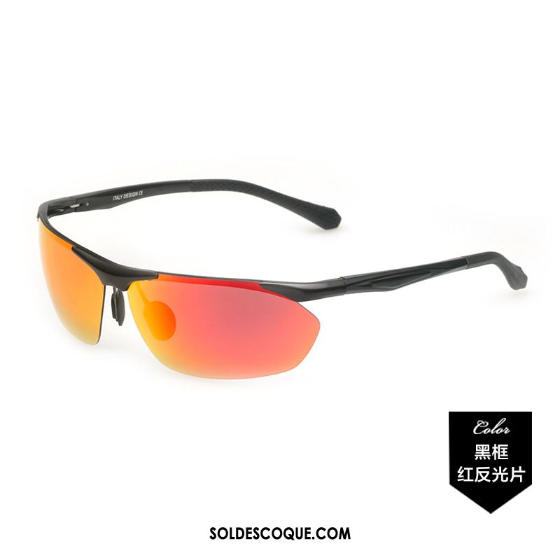 Lunettes De Soleil Homme Tendance Noir Polarisant Conduire Chauffeur Soldes