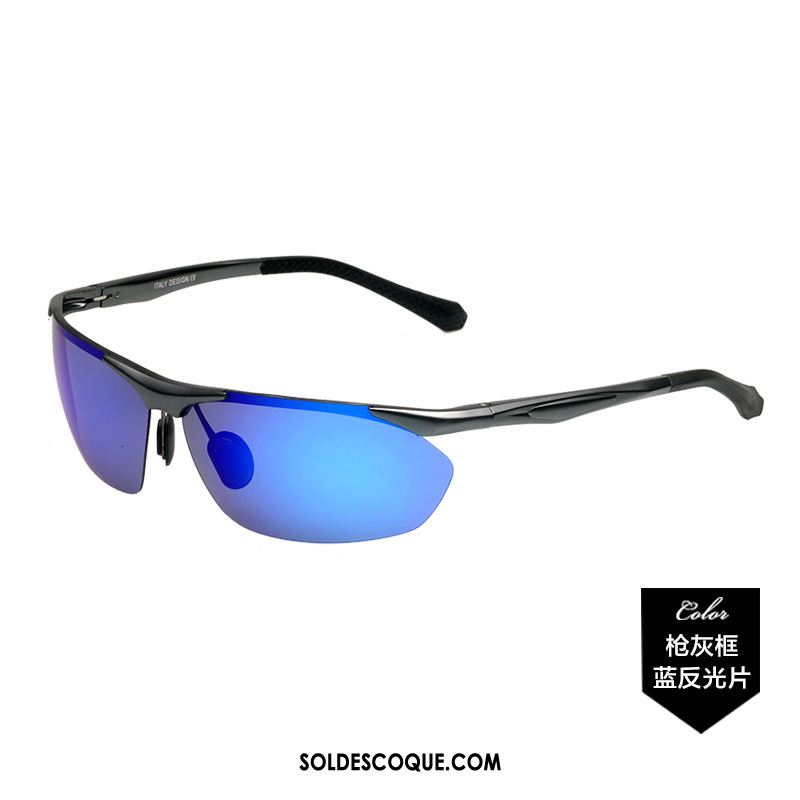 Lunettes De Soleil Homme Tendance Noir Polarisant Conduire Chauffeur Soldes