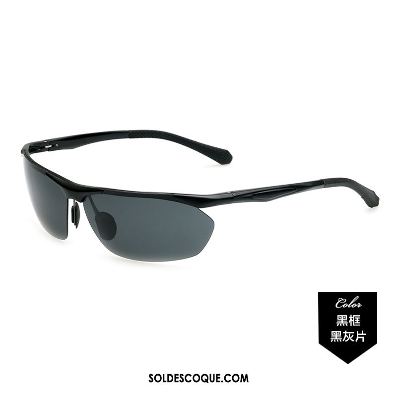 Lunettes De Soleil Homme Tendance Noir Polarisant Conduire Chauffeur Soldes