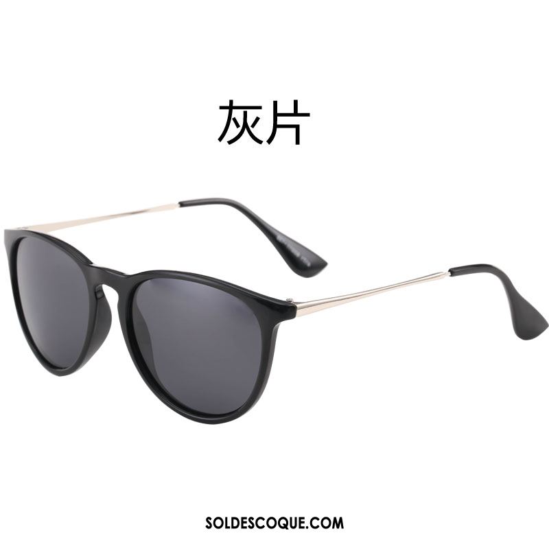 Lunettes De Soleil Homme Visage Rond Confortable Longue Simple Gros Pas Cher