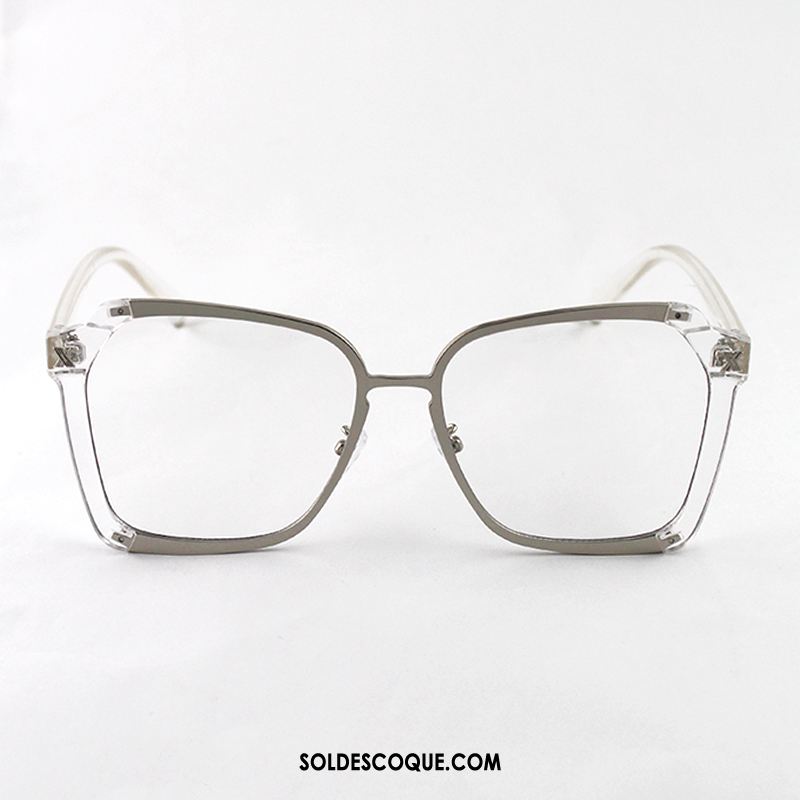 Lunettes De Soleil Homme Visage Rond Réseau Bleu Rouge Tendance En Ligne