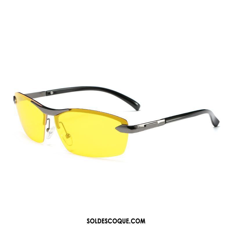 Lunettes De Soleil Homme Vision Nocturne Conduire Multifonctions Femme Polarisant Soldes