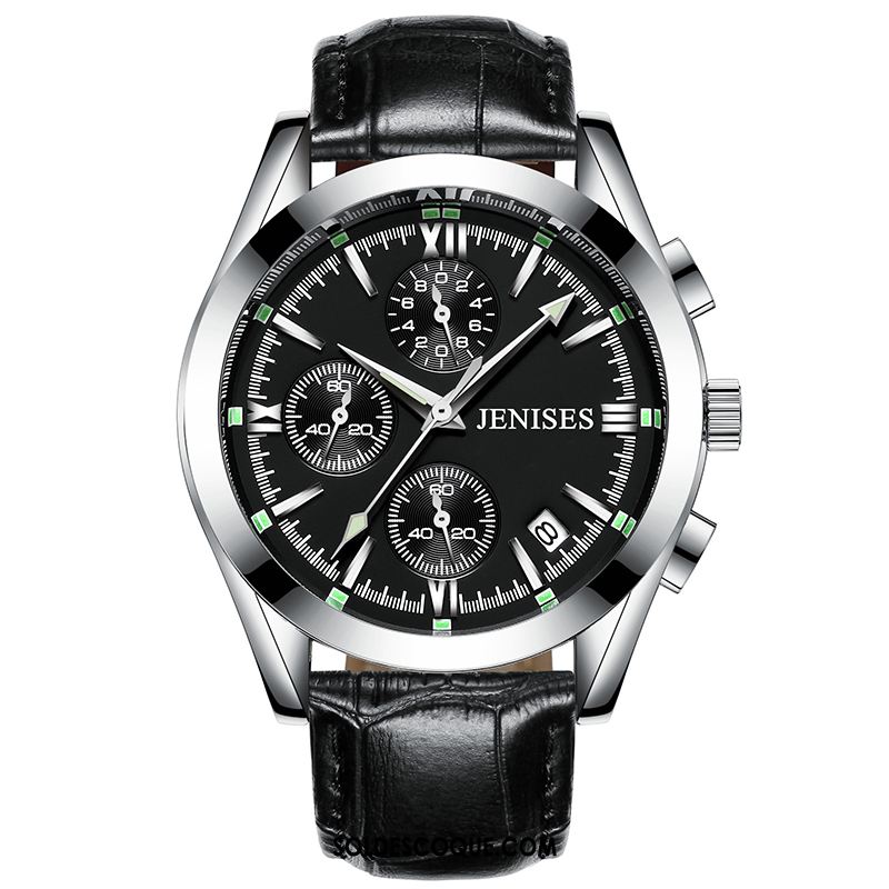 Montre Homme Authentique Lumineux Montre À Bracelet Mode Tendance France