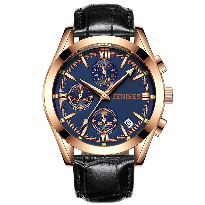 Montre Homme Authentique Lumineux Montre À Bracelet Mode Tendance France