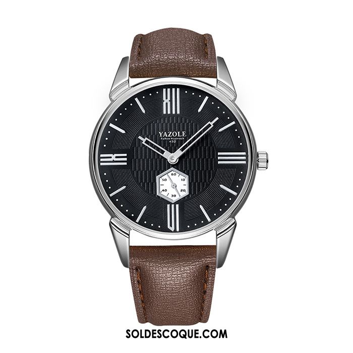 Montre Homme Blanc Étudiant Haut Grade Mode Montre À Quartz France