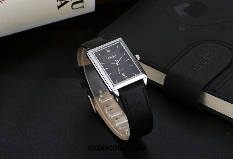 Montre Homme Cuir Véritable Femme Ceinture Authentique Carré En Ligne