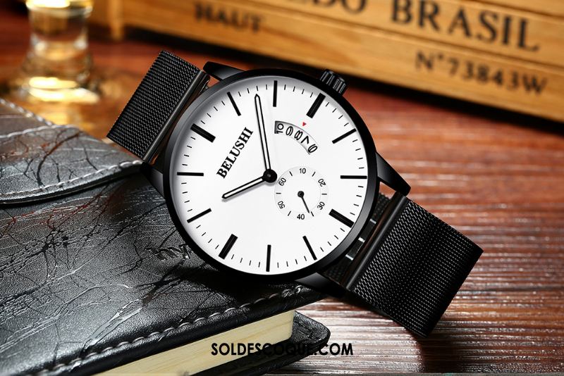 Montre Homme Loisir Le Nouveau Mode Étudiant Ceinture Soldes