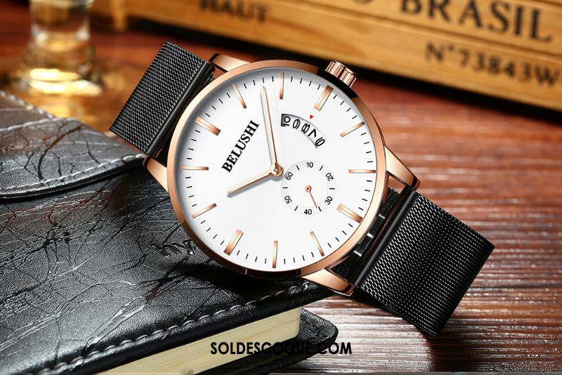 Montre Homme Loisir Le Nouveau Mode Étudiant Ceinture Soldes