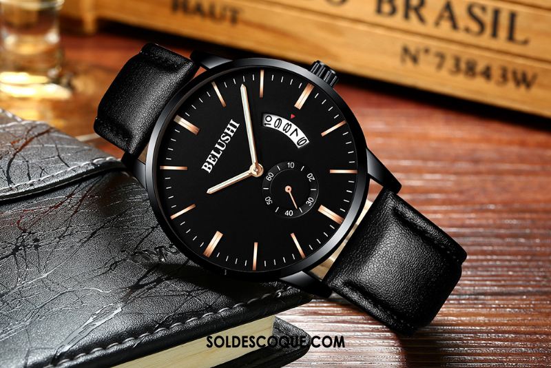 Montre Homme Loisir Le Nouveau Mode Étudiant Ceinture Soldes