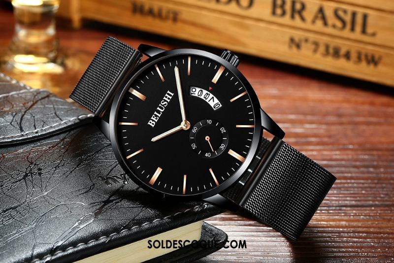 Montre Homme Loisir Le Nouveau Mode Étudiant Ceinture Soldes