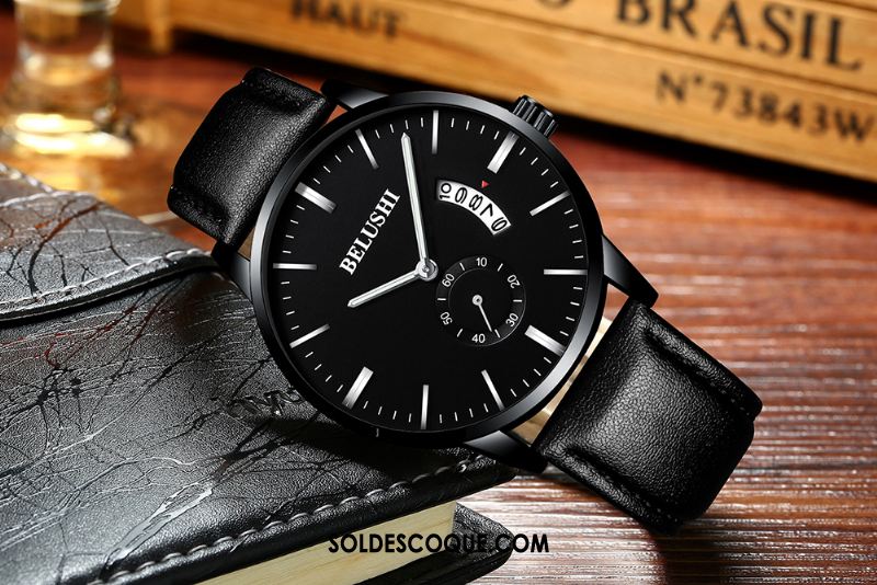 Montre Homme Loisir Le Nouveau Mode Étudiant Ceinture Soldes