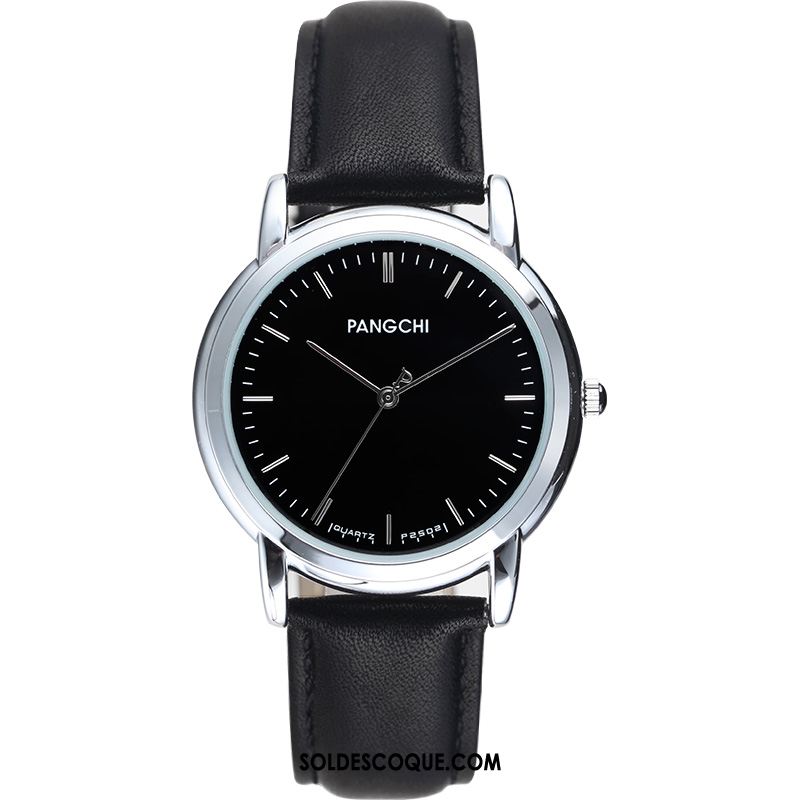 Montre Homme Loisir Montre À Quartz Femme Étudiant Simple Pas Cher