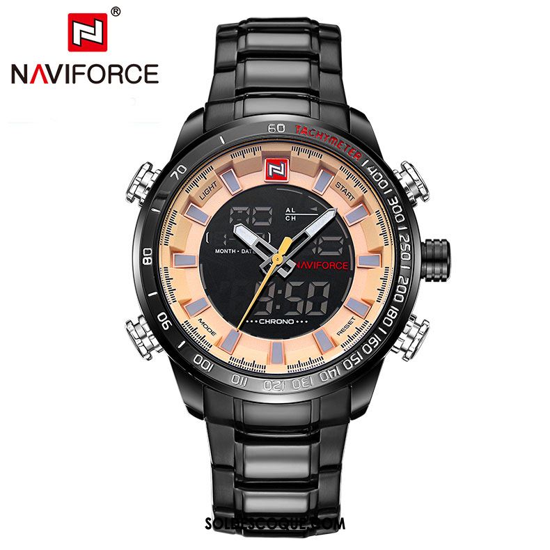 Montre Homme Lumineux Montre À Bracelet Montre Numérique Noir Tendance En Ligne