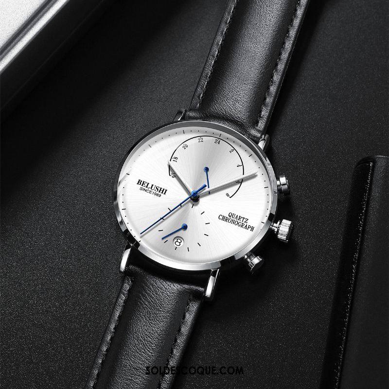 Montre Homme Mode Le Nouveau Tendance Montre À Quartz Montre À Bracelet Soldes