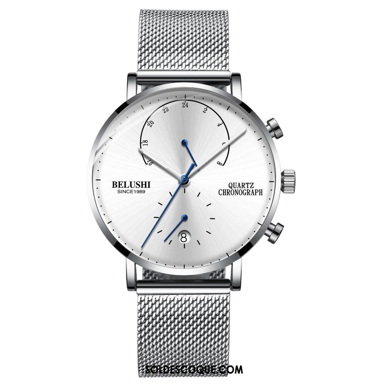 Montre Homme Mode Le Nouveau Tendance Montre À Quartz Montre À Bracelet Soldes