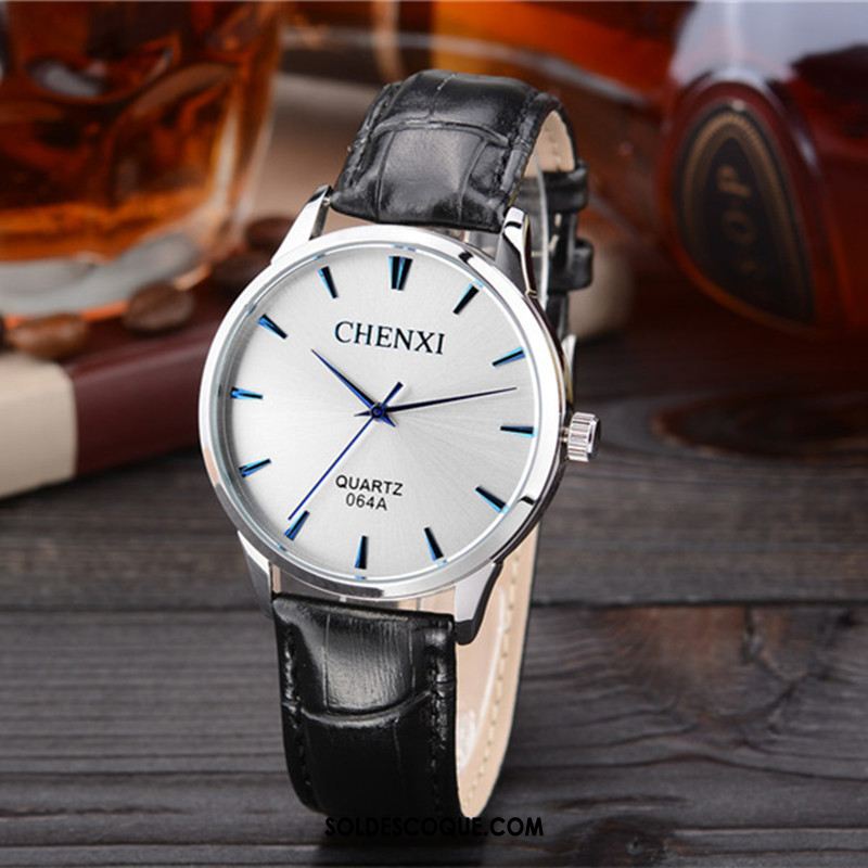 Montre Homme Montre À Bracelet Tendance Simple Le Nouveau Argenté France