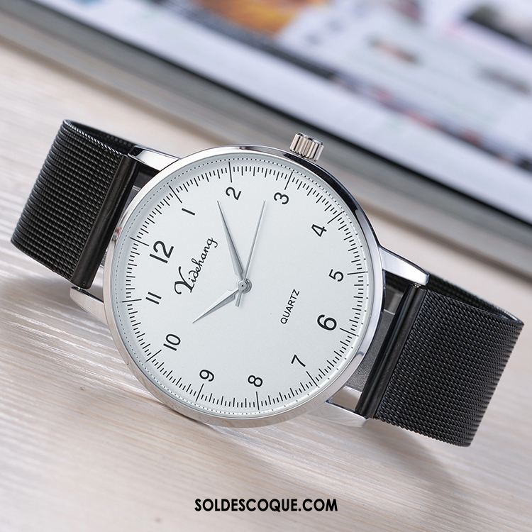 Montre Homme Montre À Bracelet Tendance Simple Le Nouveau Argenté France