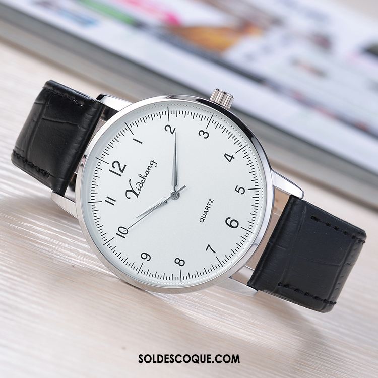 Montre Homme Montre À Bracelet Tendance Simple Le Nouveau Argenté France