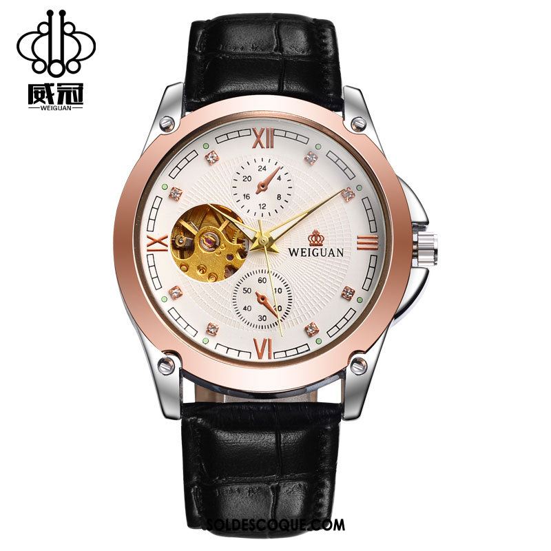 Montre Homme Noir Entreprise Bien Mode Rose En Ligne