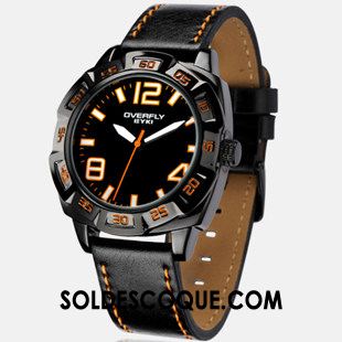 Montre Homme Rouge Montre À Bracelet Personnalité Tendance Étudiant Pas Cher