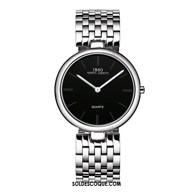 Montre Homme Très Mince Montre À Bracelet Tendance Loisir Milieu France