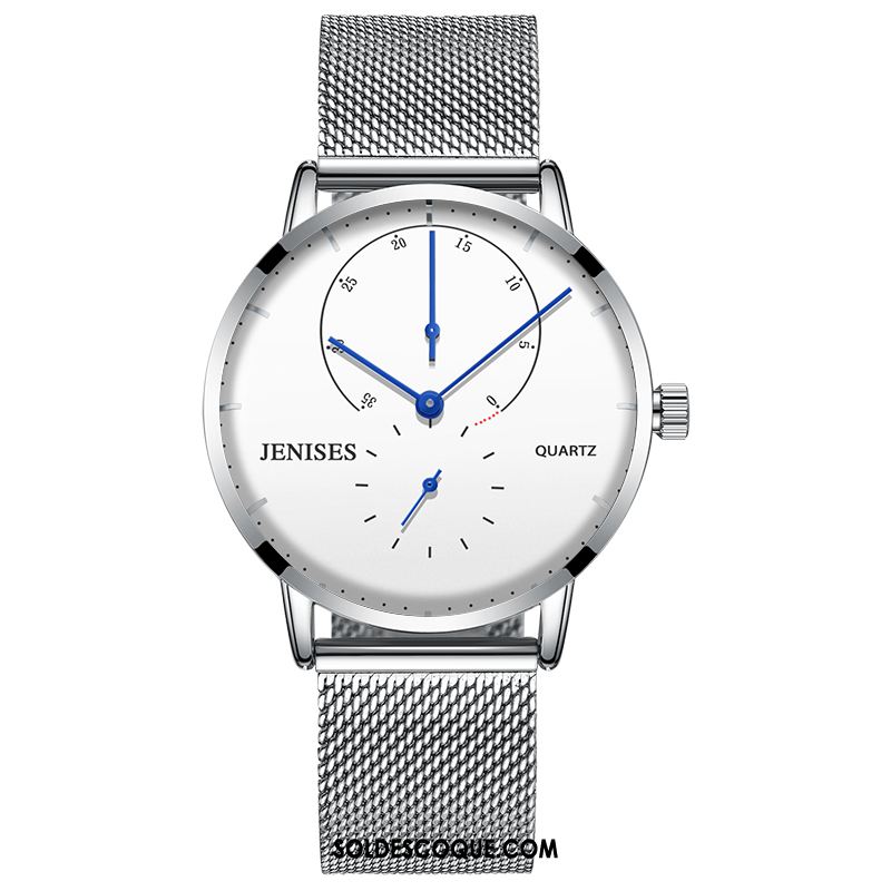 Montre Homme Étanche Montre À Bracelet Personnalité Tendance Très Mince En Ligne