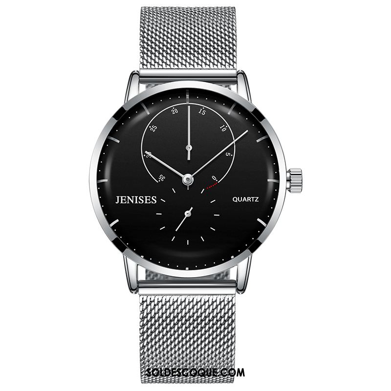 Montre Homme Étanche Montre À Bracelet Personnalité Tendance Très Mince En Ligne