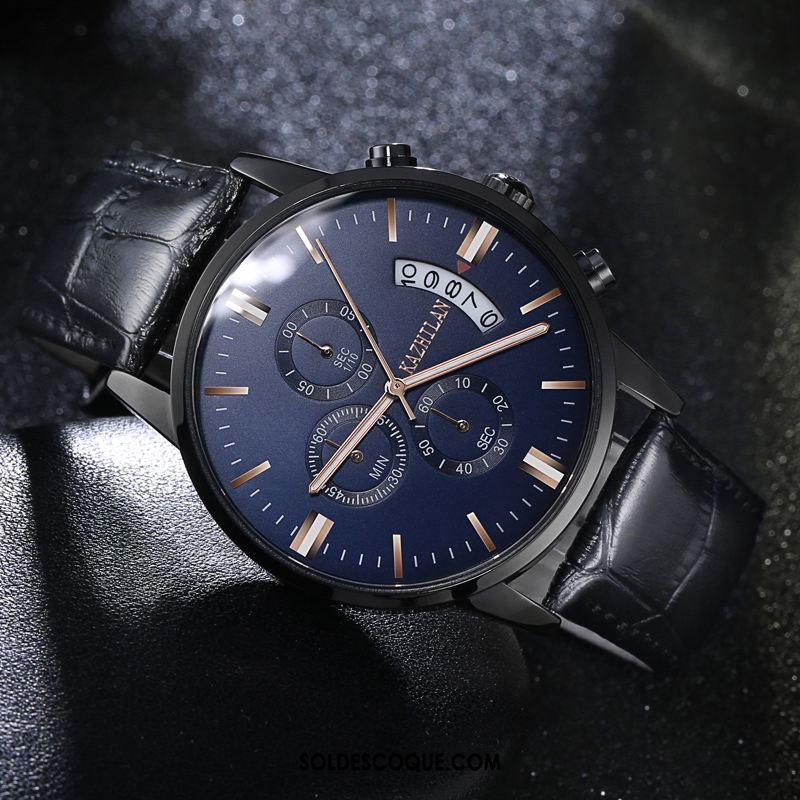 Montre Homme Étanche Tendance Entreprise Sport Blanc En Vente