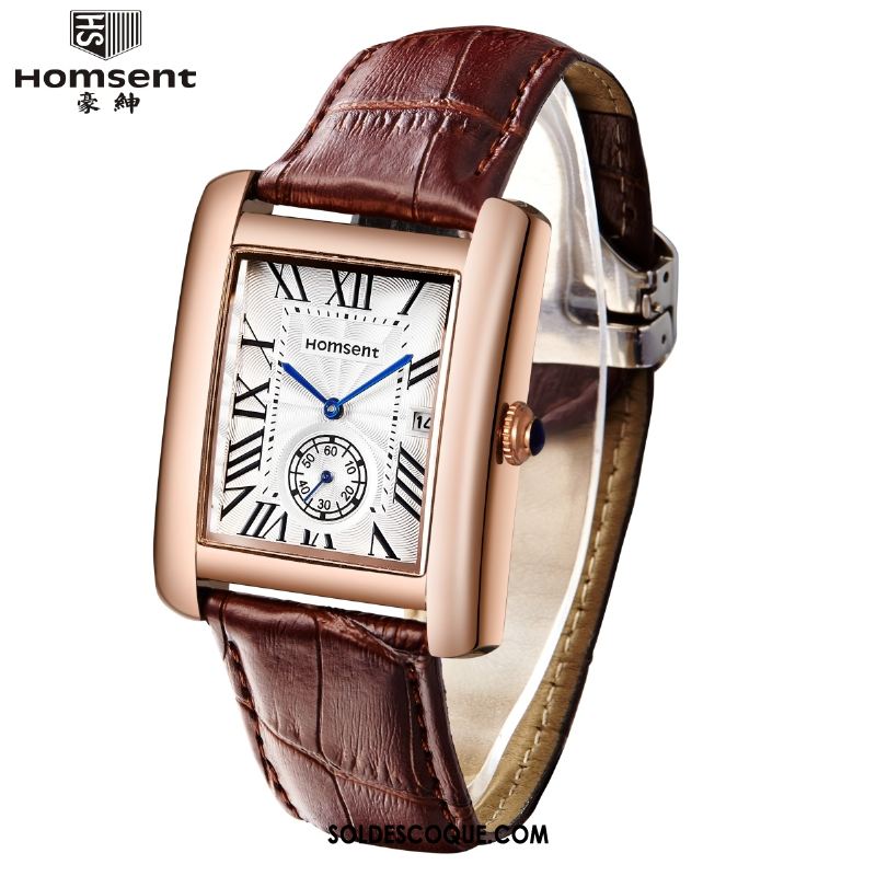 Montre Homme Étanche Étudiant Amoureux Ceinture Femme Soldes